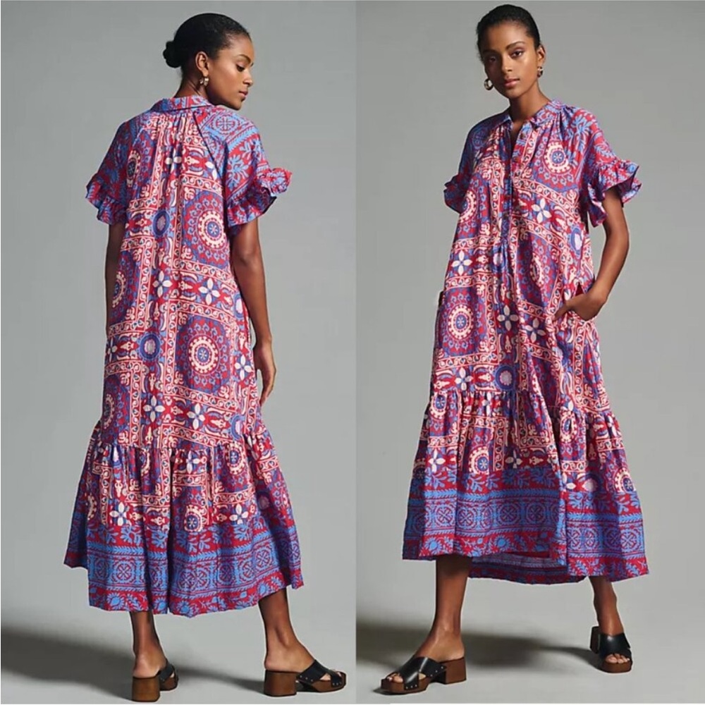 Anthropologie maxi dress